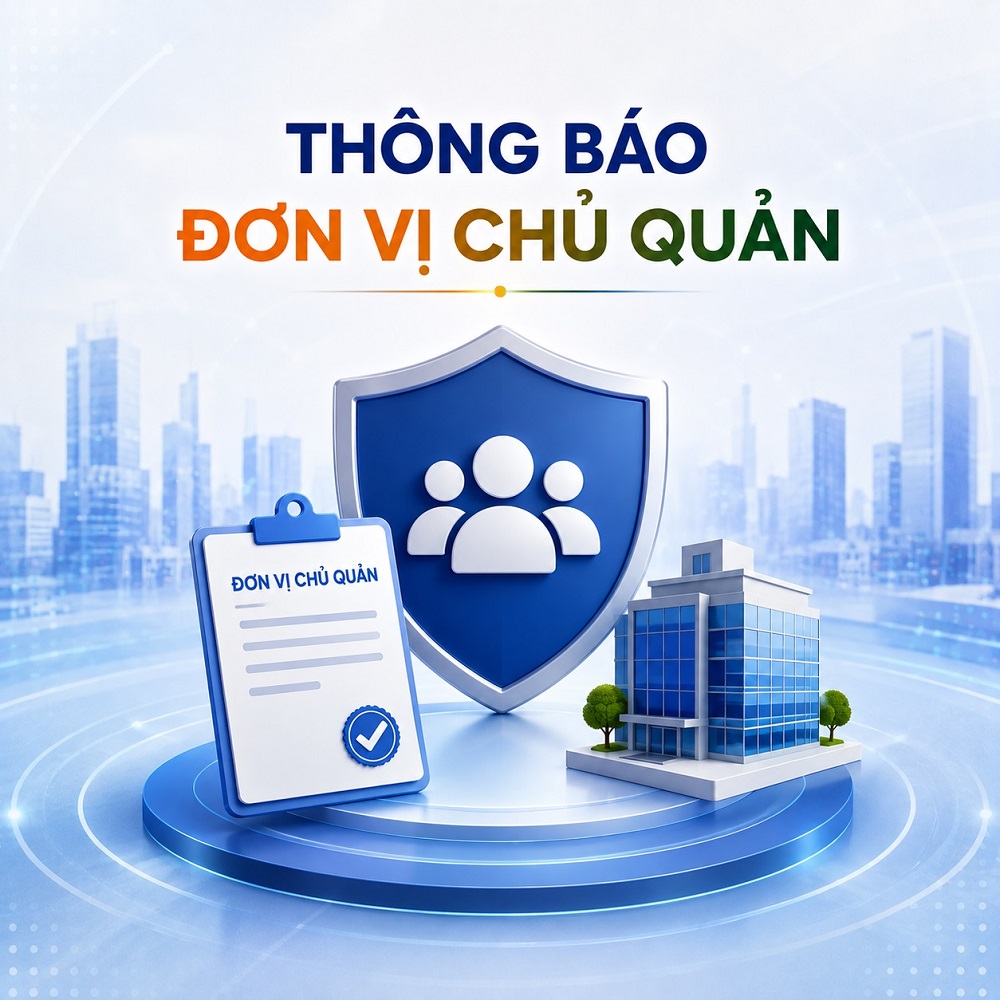 Thông báo đơn vị chủ quản